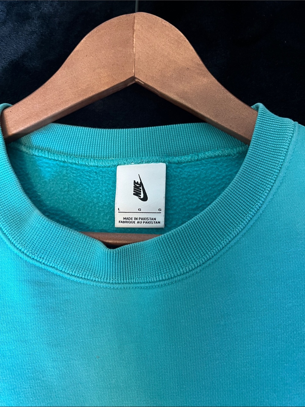 Nike Men’s Teal/Turquoise Crewneck Sweatshirt